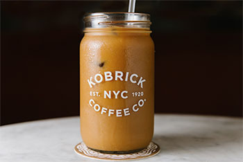 Coffee in Kobrick Mason Jar